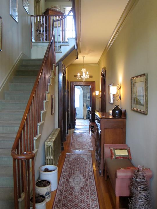 Rear staircase